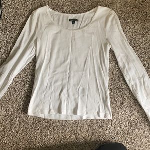 white long sleeve shirt